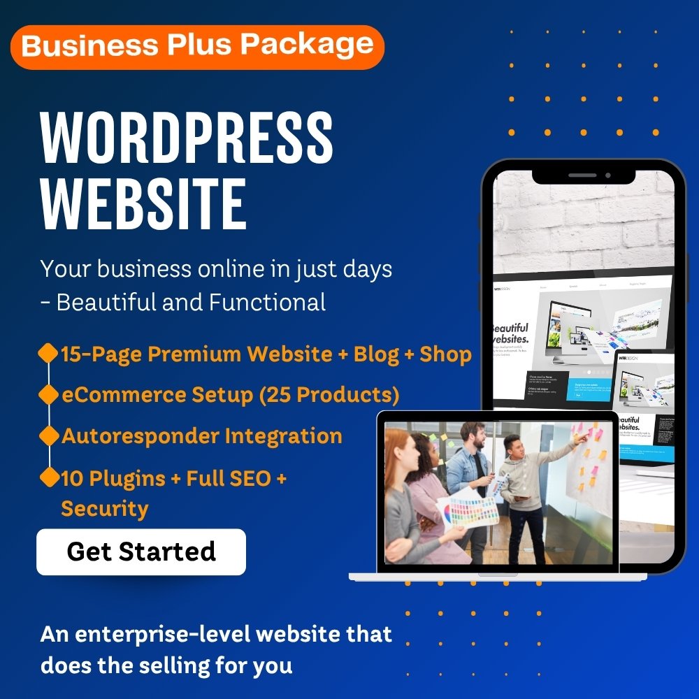 Wordpress Website Business Plus