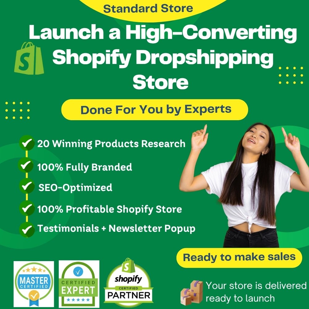 Launch a High-Converting One Product Shopify Store – Built for You