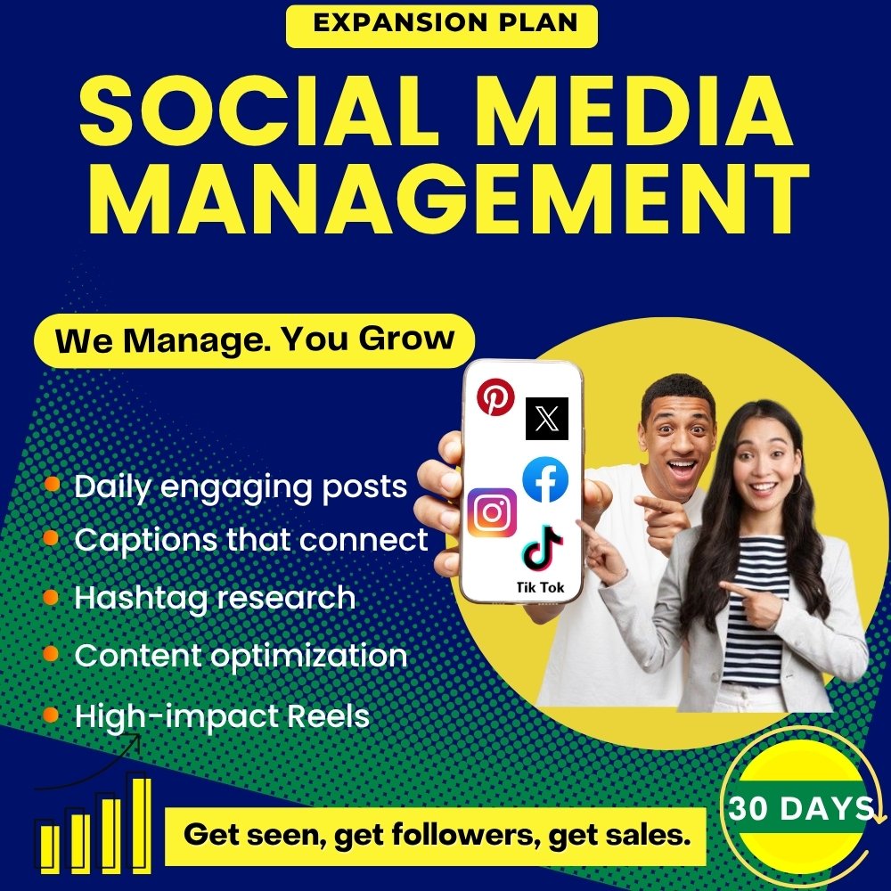 30-Day Full-Service Social Media Management